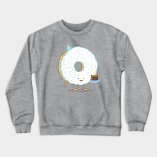 The Birthday Party Donut Crewneck Sweatshirt